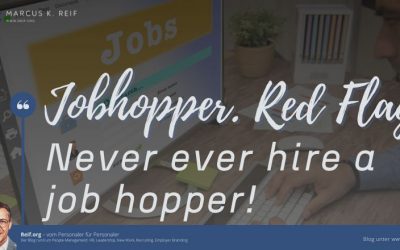 Red Flag! Never ever hire a job hopper!